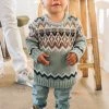 Show Me Your Mumu Mini Culver Sweater ~ Sage Fair Isle
