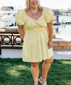 Show Me Your Mumu Leigh Mini Dress ~ Yellow Duckie Stripe New Mu