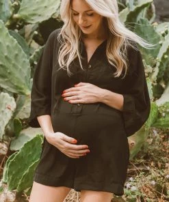 Show Me Your Mumu Horton Romper ~ Black