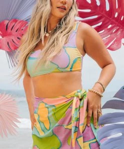 Show Me Your Mumu Wrap Me Up Mini Skirt ~ Summer Sorbet New Mu