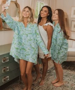 Show Me Your Mumu New Mu Johns Button Down Shirt ~ Something Blue Floral