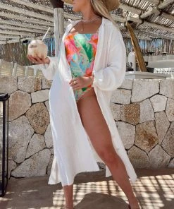 Show Me Your Mumu Captain Button Down Dress ~ Cream New Mu