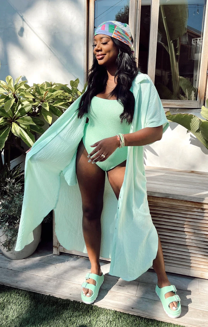 Show Me Your Mumu Buoy Button Down Dress ~ Green Melon New Mu 7 Show Me Your Mumu Buoy Button Down Dress ~ Green Melon New Mu