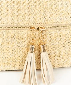Show Me Your Mumu Electra Woven Crossbody Bag ~ Natural New Mu