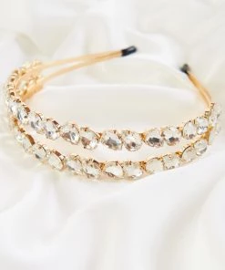 Show Me Your Mumu Elly Crystal Headband ~ Silver/Gold Accessories