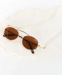 Show Me Your Mumu Everley Sunglasses Chain ~ Pearl