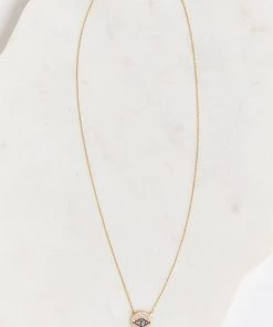 Show Me Your Mumu Evil Eye Necklace ~ 14K Gold Accessories