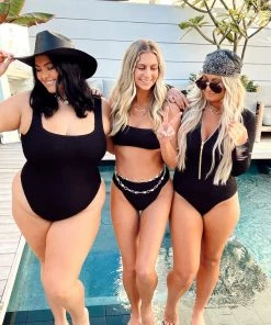 Show Me Your Mumu Destin Top ~ Black Scrunch