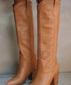 Show Me Your Mumu Billini Finley Cowboy Boot ~ Camel