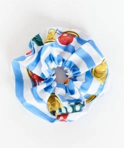 Show Me Your Mumu Super Scrunchie ~ Fruit Basket Stripe Poplin New Mu
