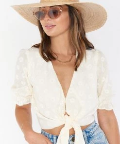 Show Me Your Mumu New Mu Lack Of Color Palma Wide Brim Hat ~ Natural