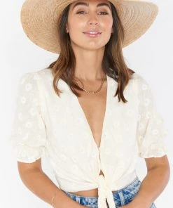 Show Me Your Mumu New Mu Lack Of Color Palma Wide Brim Hat ~ Natural