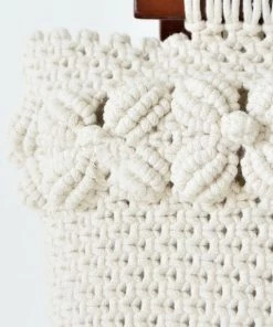 Show Me Your Mumu Macrame Bag ~ Floral Ivory Accessories