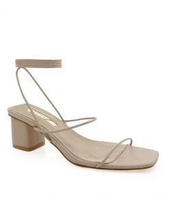 Show Me Your Mumu New Mu Billini Hazi Wrap Up Heels ~ Stone