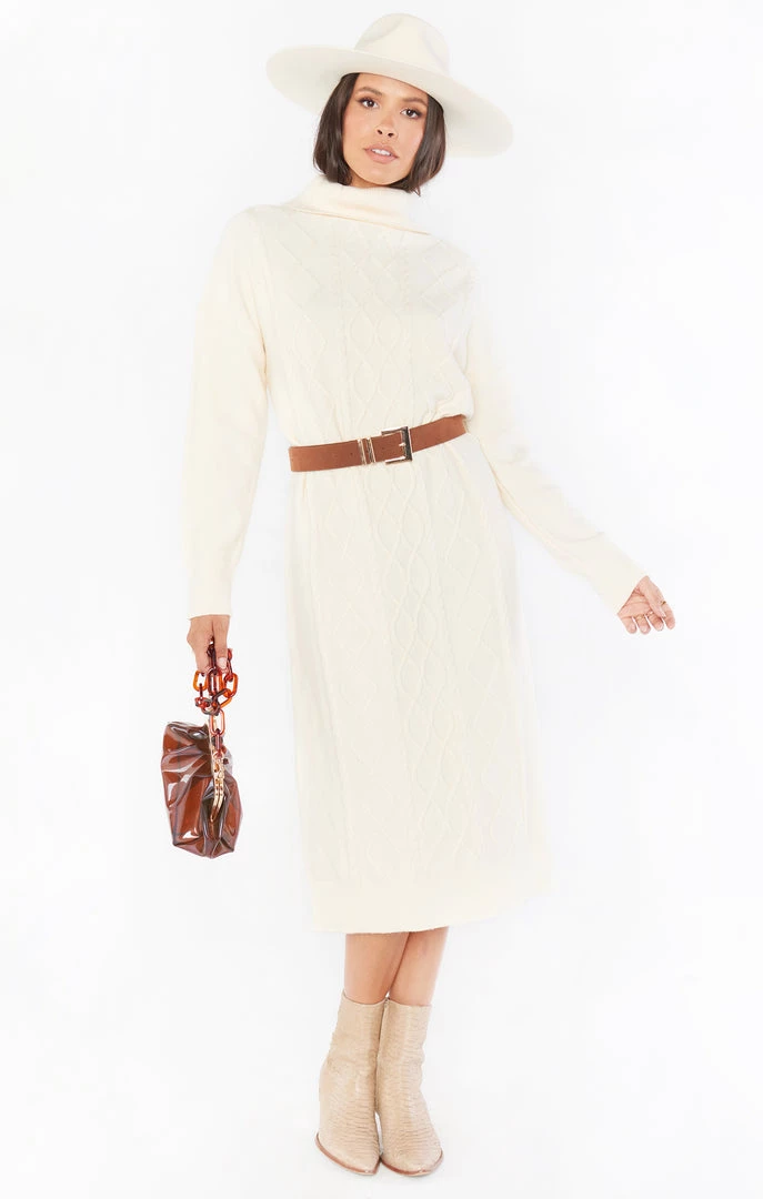 Show Me Your Mumu New Mu Montreal Midi Dress ~ Cream Cable Knit 6 Show Me Your Mumu New Mu Montreal Midi Dress ~ Cream Cable Knit