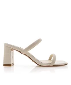 Show Me Your Mumu New Mu Billini Idele Block Heel ~ Bone Croc 7 Show Me Your Mumu New Mu Billini Idele Block Heel ~ Bone Croc