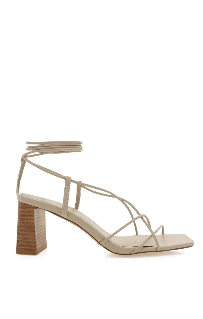 Show Me Your Mumu Billini Ilara Wrap Up Heels ~ Natural New Mu 5 Show Me Your Mumu Billini Ilara Wrap Up Heels ~ Natural New Mu