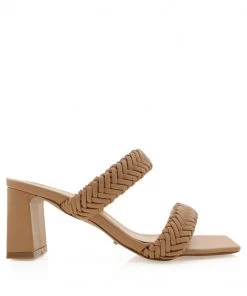 Show Me Your Mumu Billini Ilora Braided Heels ~ Desert Tan New Mu