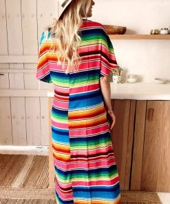 Show Me Your Mumu Get Twisted Maxi Dress ~ Serape Party