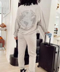 Show Me Your Mumu Boyfriend Sweatshirt ~ Airplane Mode Graphic New Mu