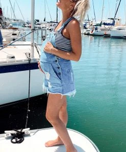 Show Me Your Mumu Georgia Overalls ~ Tidepool