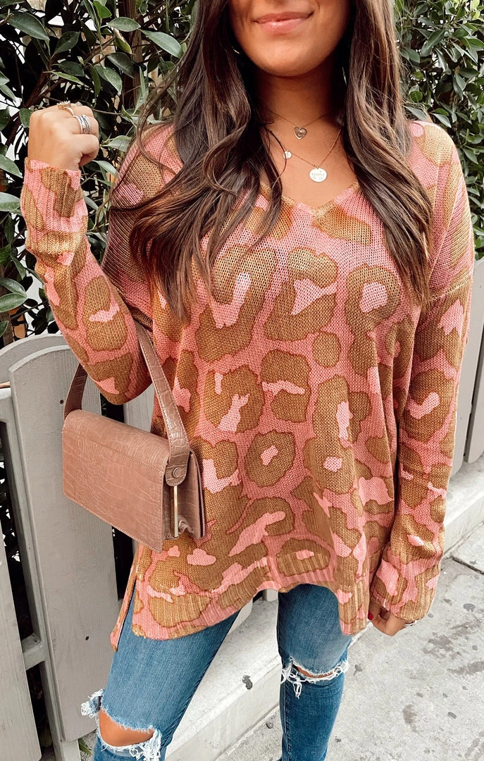 Show Me Your Mumu Hug Me Sweater ~ Rosy Leopard Knit Sweaters 8 Show Me Your Mumu Hug Me Sweater ~ Rosy Leopard Knit Sweaters