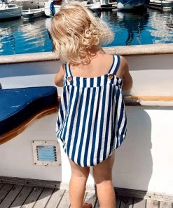 Show Me Your Mumu New Mu Nash Onesie ~ Ocean Stripe