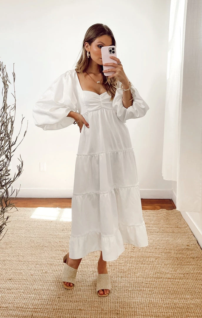 Show Me Your Mumu Mandi Midi Dress ~ White Rose Jacquard New Mu 3 Show Me Your Mumu Mandi Midi Dress ~ White Rose Jacquard New Mu