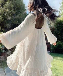 Show Me Your Mumu Briar Mini Dress ~ White Dot