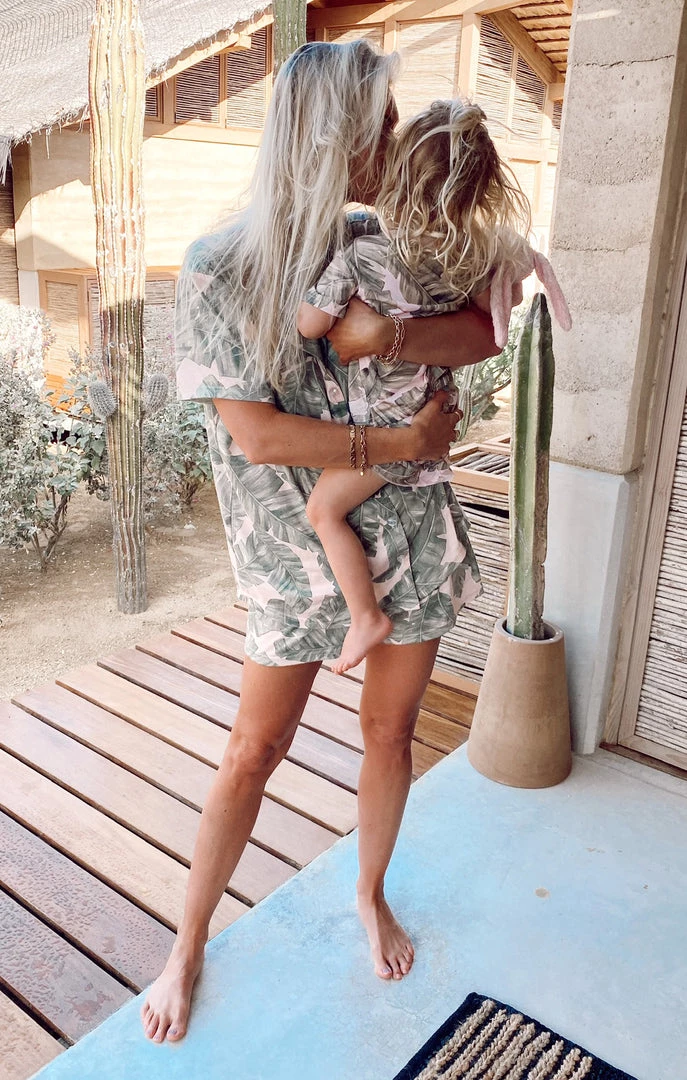 Show Me Your Mumu Sunday Morning Sleep Set ~ Green Majestic Palm New Mu 12 Show Me Your Mumu Sunday Morning Sleep Set ~ Green Majestic Palm New Mu