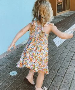 Show Me Your Mumu Dodd Ruffle Dress ~ Rainbow Fields New Mu