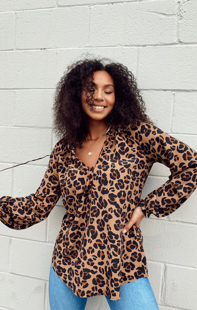 Show Me Your Mumu Charlene Tunic ~ Caramel Cheetah Tops 11 Show Me Your Mumu Charlene Tunic ~ Caramel Cheetah Tops