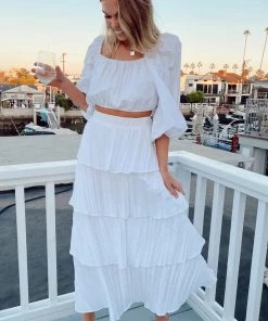 Show Me Your Mumu Keepsake Crop Top ~ White Crinkle New Mu 29 Show Me Your Mumu Keepsake Crop Top ~ White Crinkle New Mu