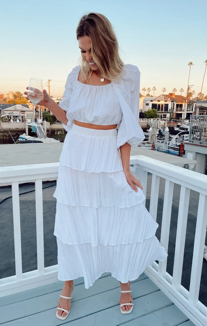 Show Me Your Mumu Keepsake Crop Top ~ White Crinkle New Mu 16 Show Me Your Mumu Keepsake Crop Top ~ White Crinkle New Mu