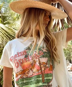 Show Me Your Mumu New Mu Thomas Tee ~ Palm Springs Graphic