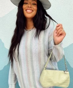 Show Me Your Mumu New Mu Atlas Sweater ~ True Blue Stripe 19 Show Me Your Mumu New Mu Atlas Sweater ~ True Blue Stripe