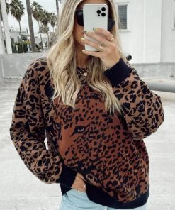 Show Me Your Mumu Scout Sweater ~ Leopard Knit New Mu