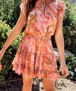 Show Me Your Mumu New Mu Wild Dreams Mini Dress ~ Garden Floral