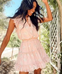 Show Me Your Mumu Wild Dreams Mini Dress ~ GWSXMUMU Blush Meadow