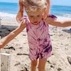 Show Me Your Mumu Mini Tilda Romper ~ Purple Tie Dye