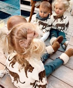 Show Me Your Mumu Mini Arroyo Sweater ~ Tossed Leopard Knit