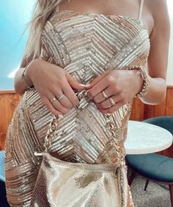 Show Me Your Mumu Martini Mini Dress ~ Deco Sequins New Mu