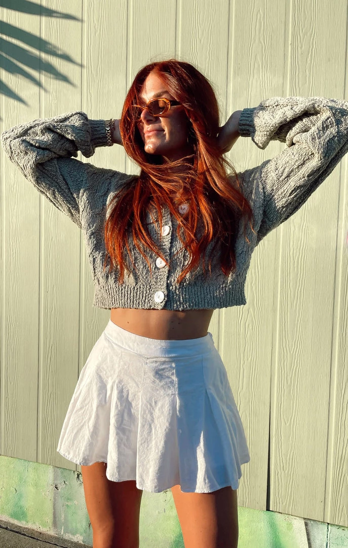 Show Me Your Mumu New Mu Ace Tennis Skort ~ White Linen 3 Show Me Your Mumu New Mu Ace Tennis Skort ~ White Linen