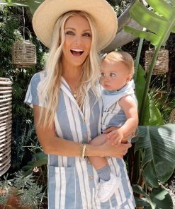 Show Me Your Mumu Rompers Yvette Romper ~ Sailboat Stripe