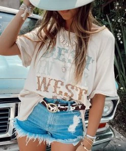 Show Me Your Mumu New Mu Airport Tee ~ Western Graphic