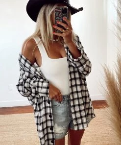 Show Me Your Mumu Lorolie Tunic ~ Check Me Black New Mu 19 Show Me Your Mumu Lorolie Tunic ~ Check Me Black New Mu