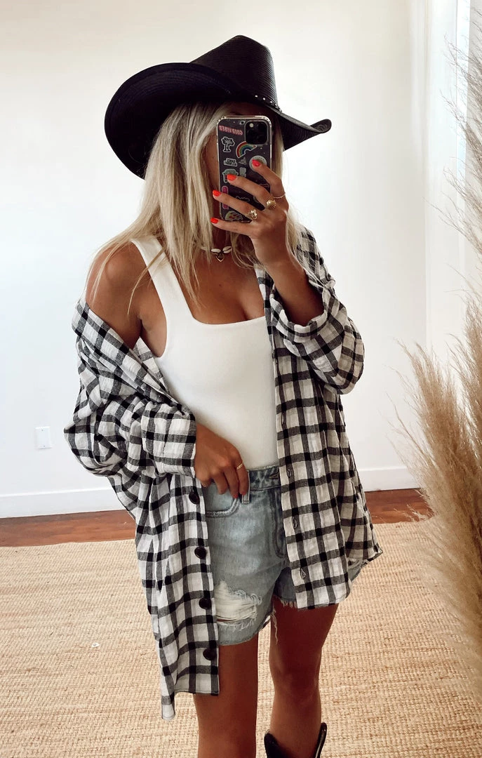 Show Me Your Mumu Lorolie Tunic ~ Check Me Black New Mu 11 Show Me Your Mumu Lorolie Tunic ~ Check Me Black New Mu