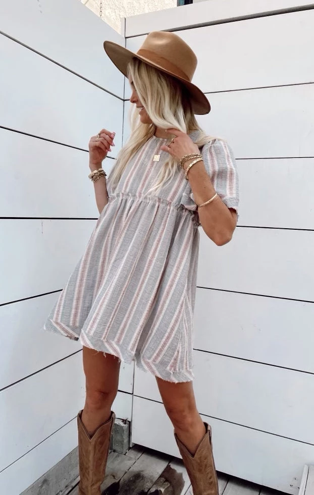 Show Me Your Mumu New Mu Brooks Babydoll Mini Dress ~ Canyon Stripe 7 Show Me Your Mumu New Mu Brooks Babydoll Mini Dress ~ Canyon Stripe