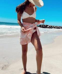 Show Me Your Mumu New Mu Lola Sarong ~ Twisted Tie Dye Pink