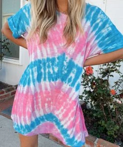 Show Me Your Mumu Dresses Dylan Tshirt Dress ~ Cotton Candy Tie Dye 19 Show Me Your Mumu Dresses Dylan Tshirt Dress ~ Cotton Candy Tie Dye